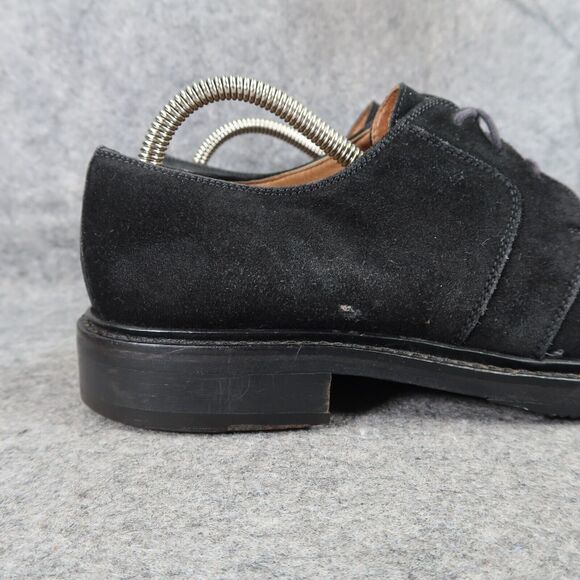 Joseph Abboud Shoes Mens 9 Oxford Derby Dress Formal Black Suede Classic Italy main image 9